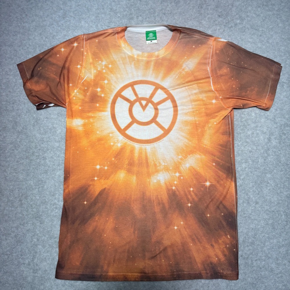 DC Comics Orange Lantern Corps Graphic‎ T-Shirt Mens Medium